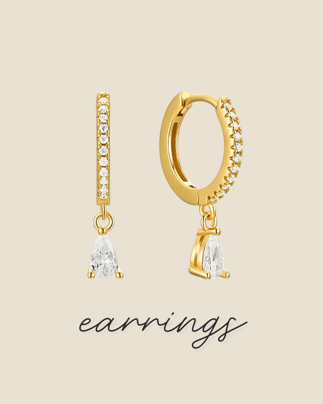 Earrings - Charcol Accessories