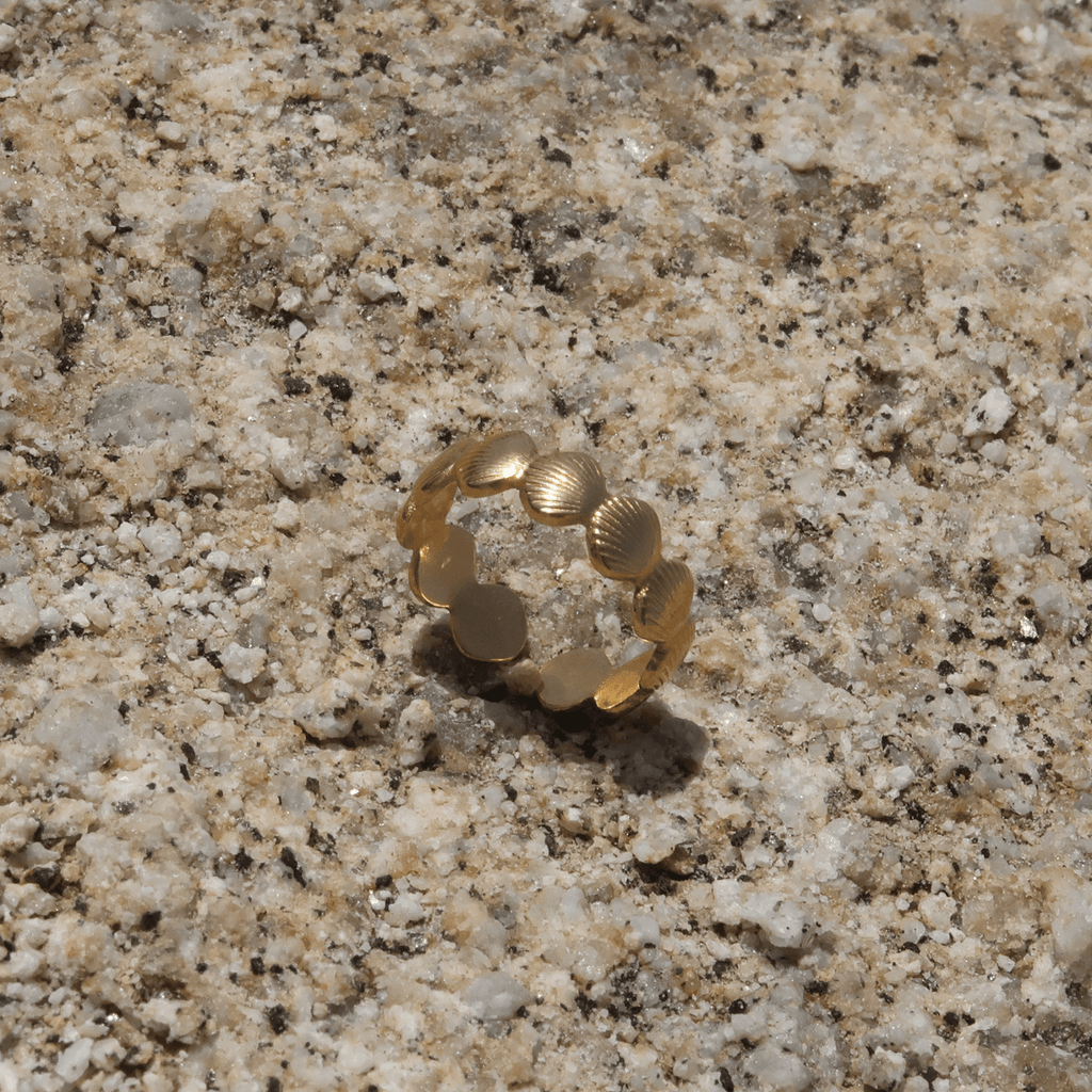 HARMONIA Shell Ring - Charcol Accessories