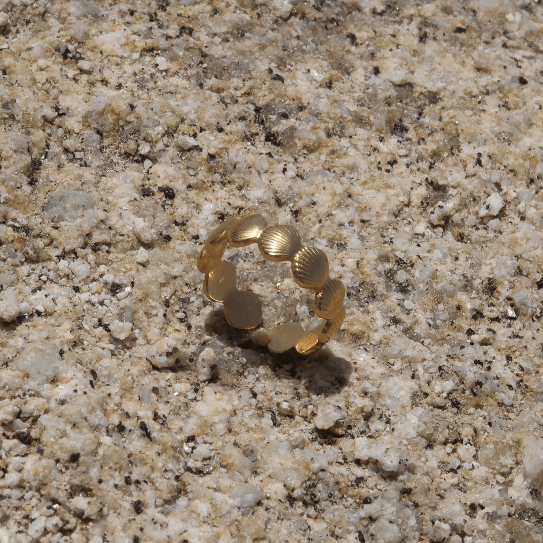 HARMONIA Shell Ring - Charcol Accessories