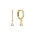 JULIET Crystal Huggies - Charcol Accessories