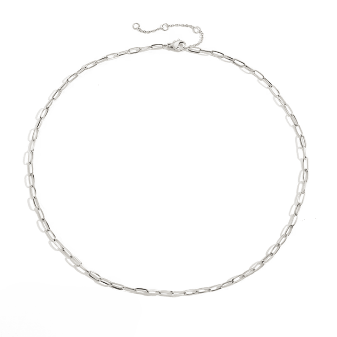 NARA Paperclip Necklace - Charcol Accessories