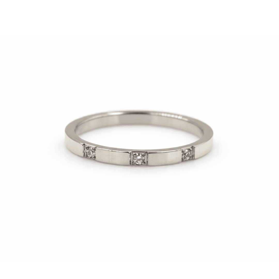 JESSIE Crystal Ring - Charcol Accessories
