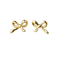 MARGOT Bow Studs - Charcol Accessories