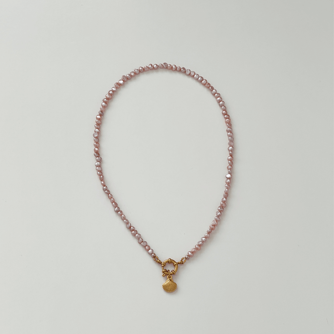 LILIANA Pearl Clasp Necklace