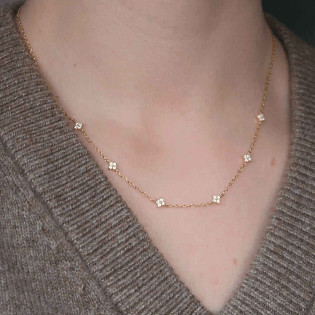 HARPER Star Necklace - Charcol Accessories