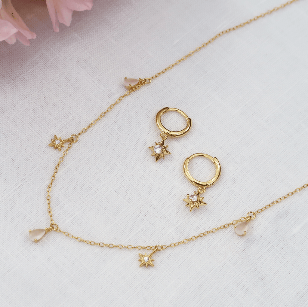 ANNABELLE Dainty Necklace - Charcol Accessories