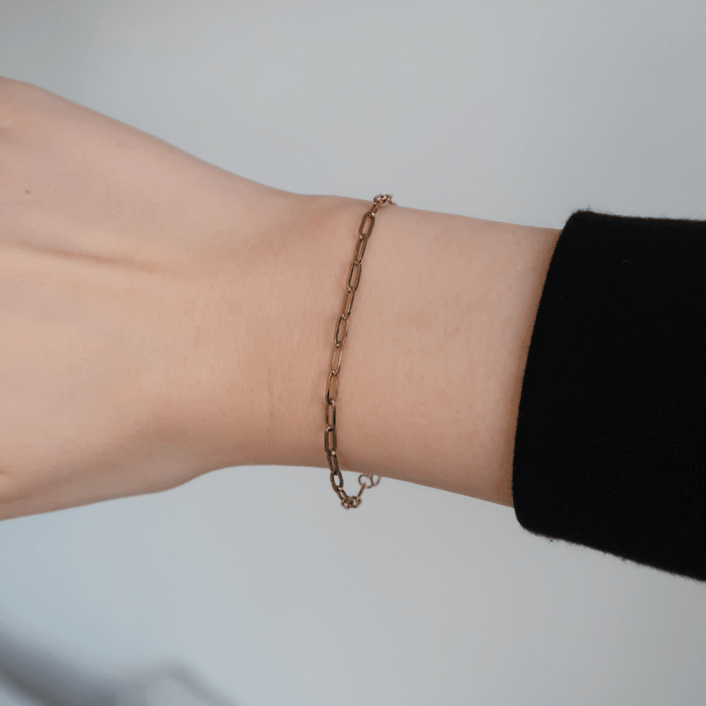 NARA Paperclip Bracelet - Charcol Accessories