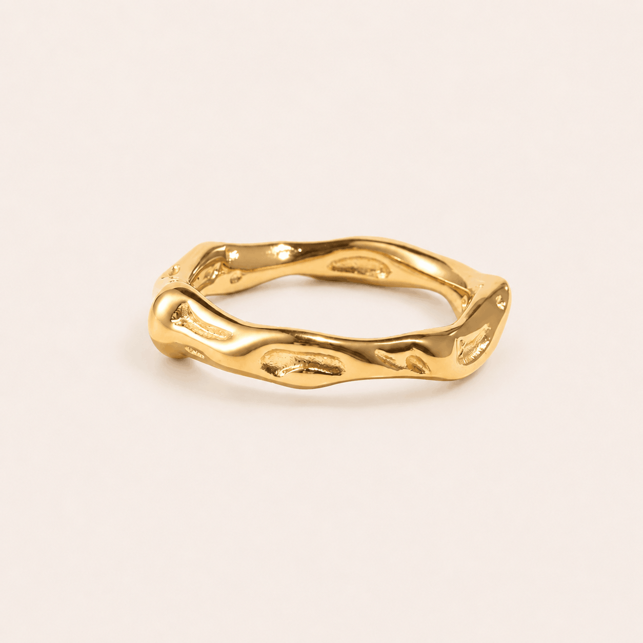MIAH Molten Gold Ring