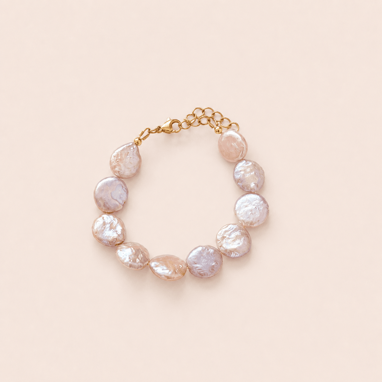 CALDERA Coin Pearl Bracelet - Charcol Accessories