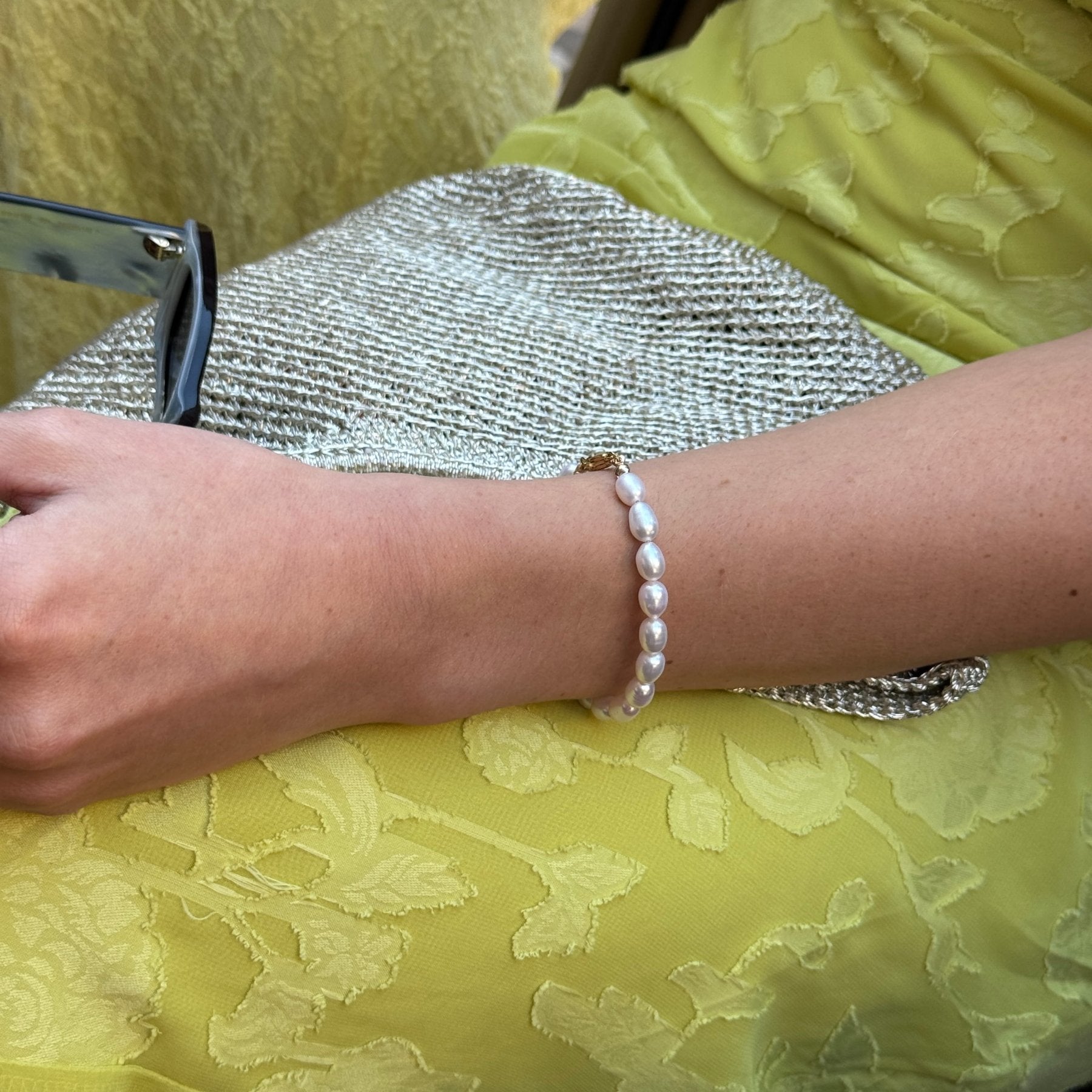 GRACE Pearl Bracelet - Charcol Accessories