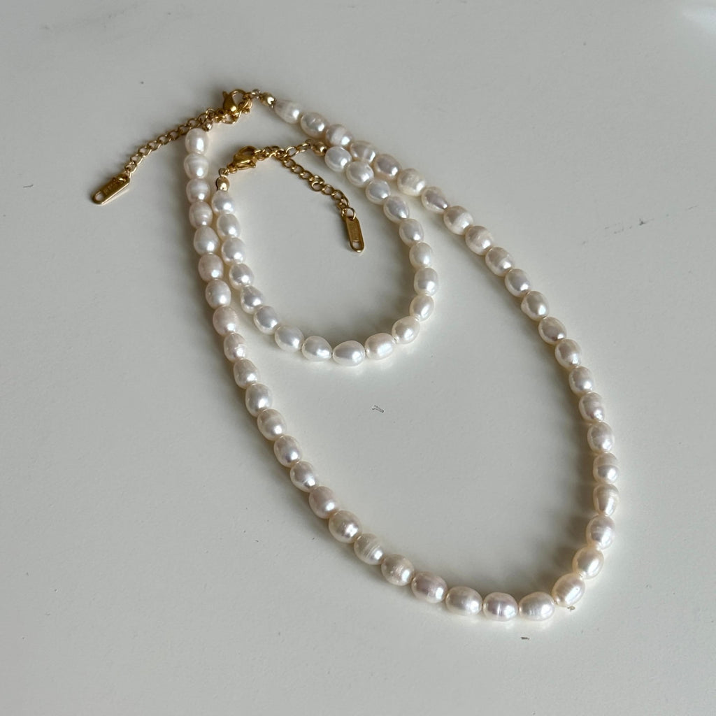 GRACE Pearl Bracelet - Charcol Accessories