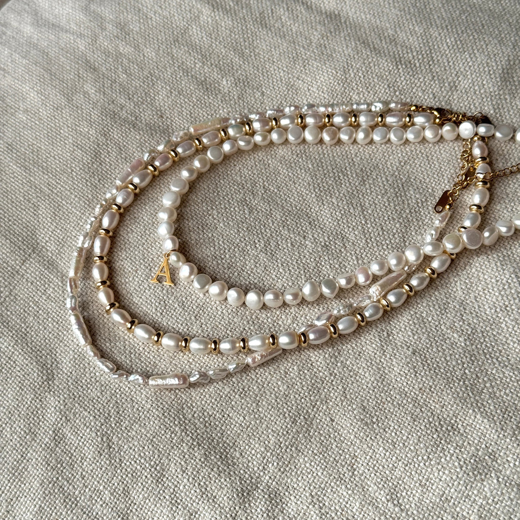 HATTIE Pearl Bead Necklace