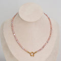 Mini Nugget Pearl Clasp Necklace 