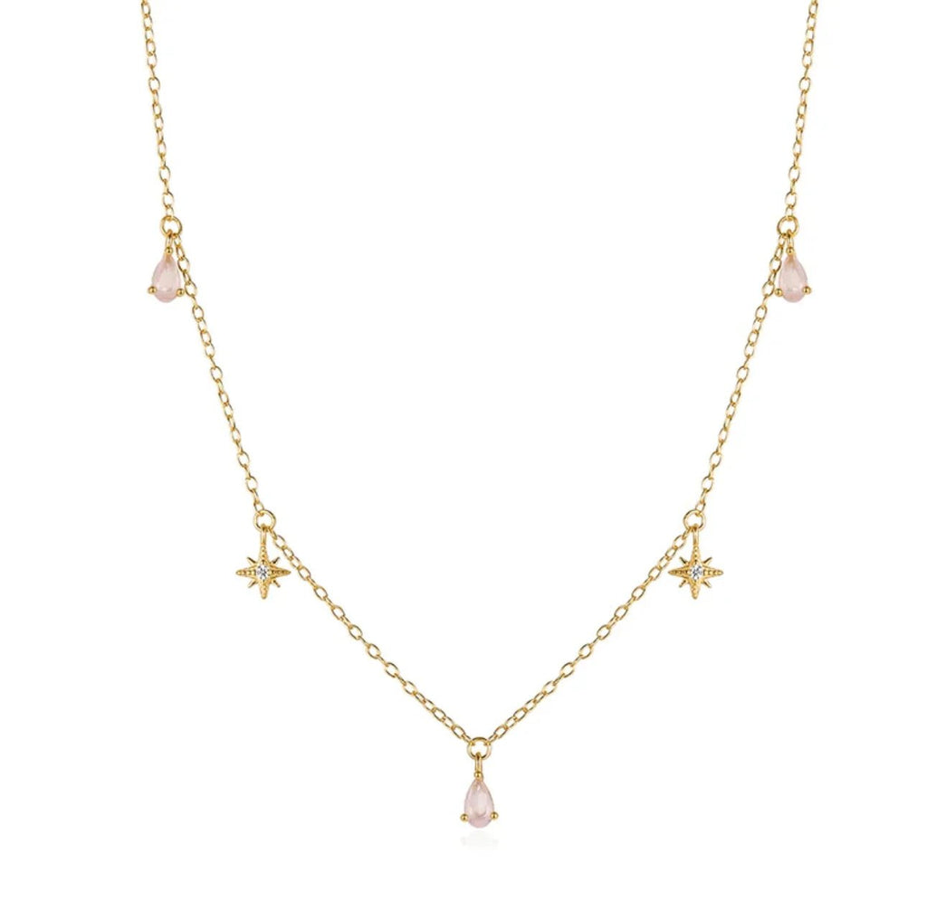 ANNABELLE Dainty Necklace - Charcol Accessories