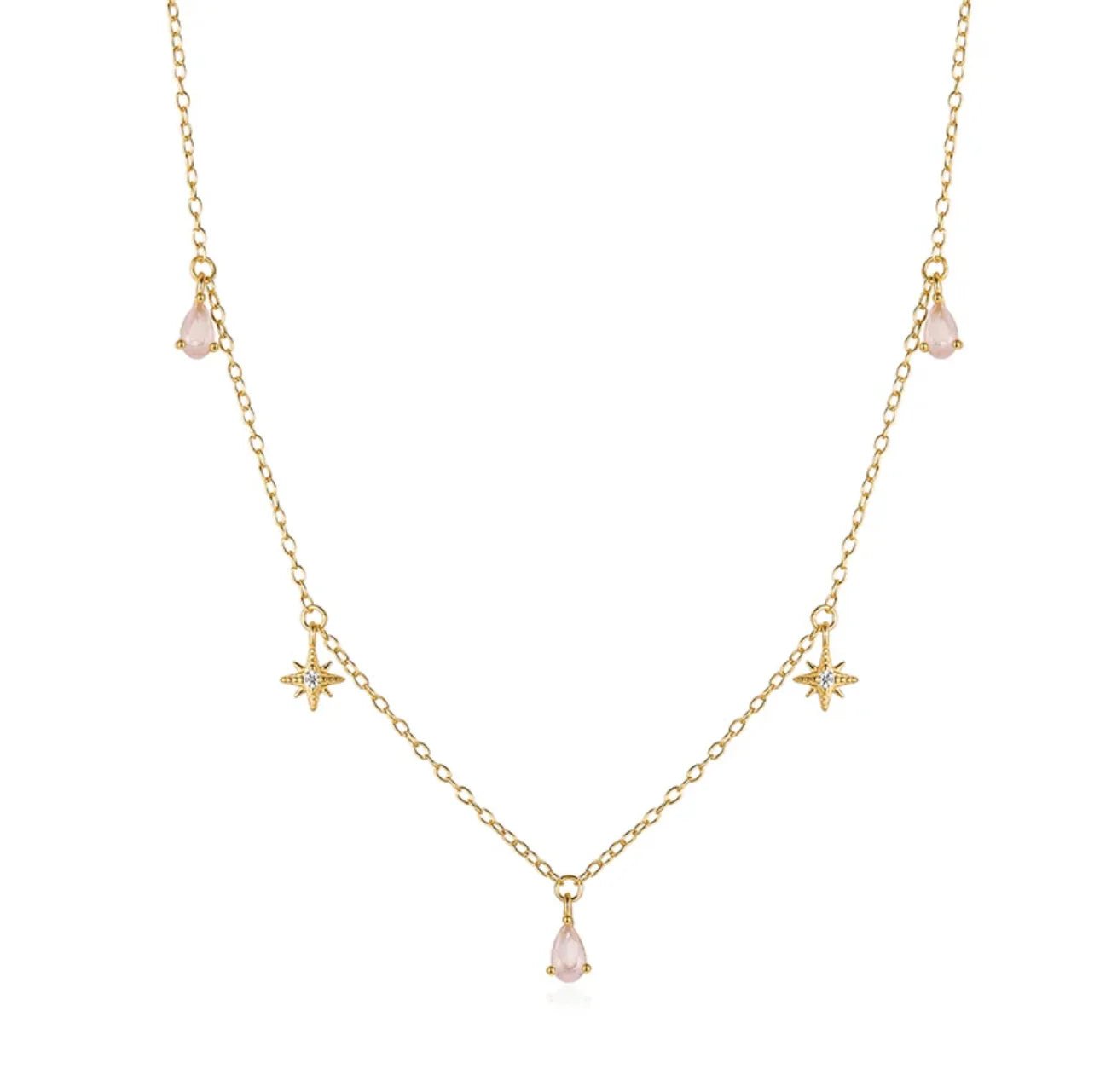 ANNABELLE Dainty Necklace - Charcol Accessories
