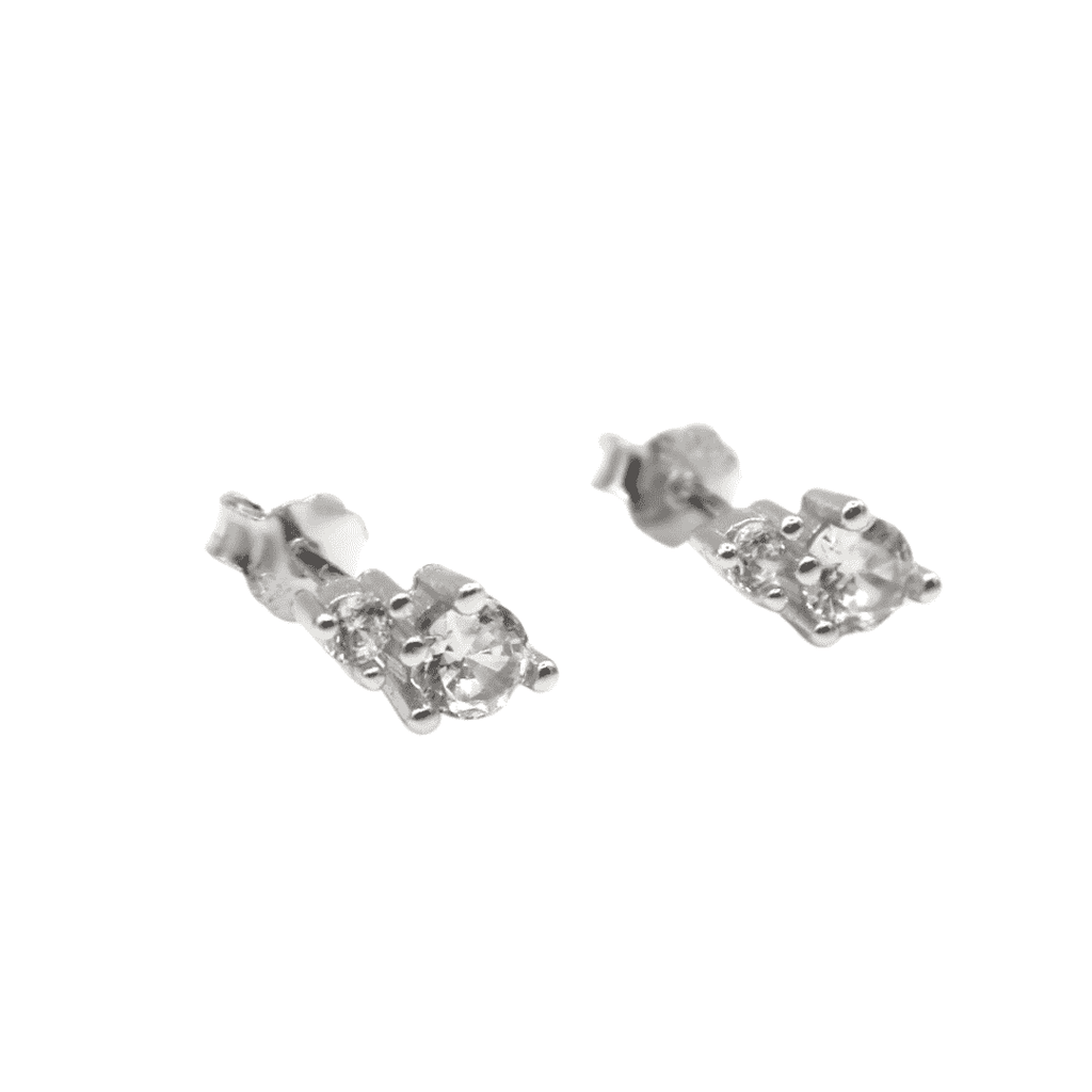 CLEMMIE Crystal Studs - Charcol Accessories