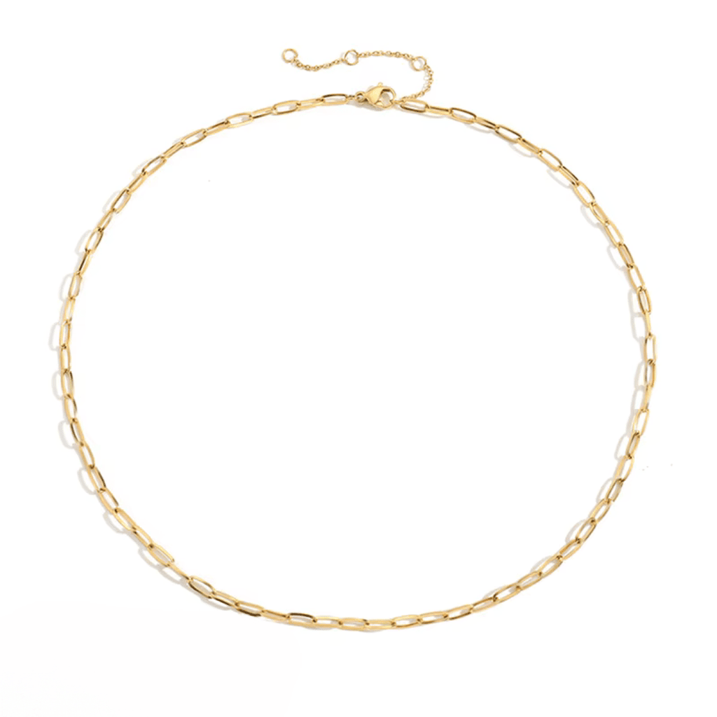 NARA Paperclip Necklace - Charcol Accessories