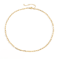 NARA Paperclip Necklace - Charcol Accessories