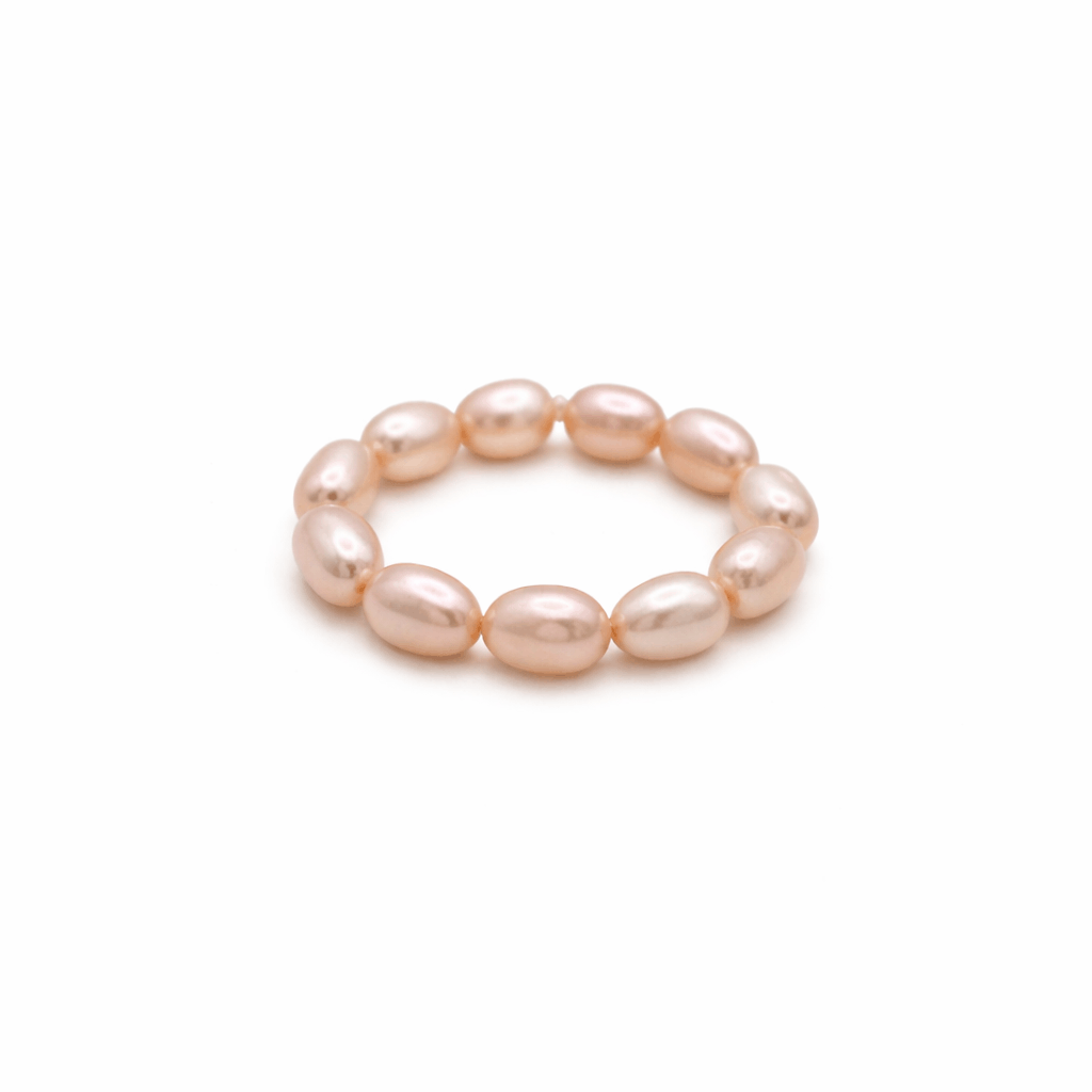 LULA Blush Pearl Ring - Charcol Accessories