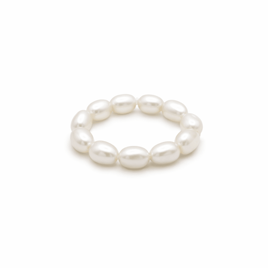 LULA Pearl Ring - Charcol Accessories