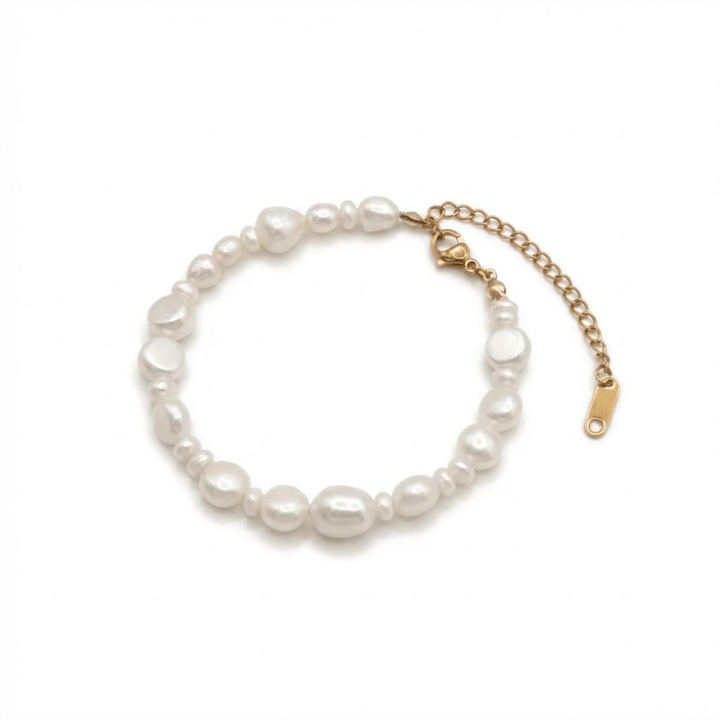 MARENA Pearl Bracelet - Charcol Accessories