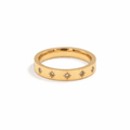 SELENE Starburst Ring - Charcol Accessories
