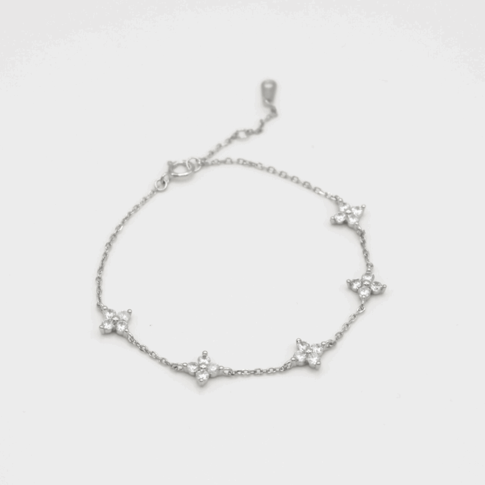 ROSIE Crystal Cluster Bracelet - Image 2